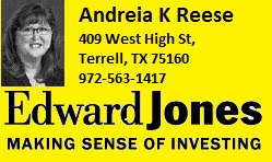Edward Jones Investments, Andareia Reese is your local representative